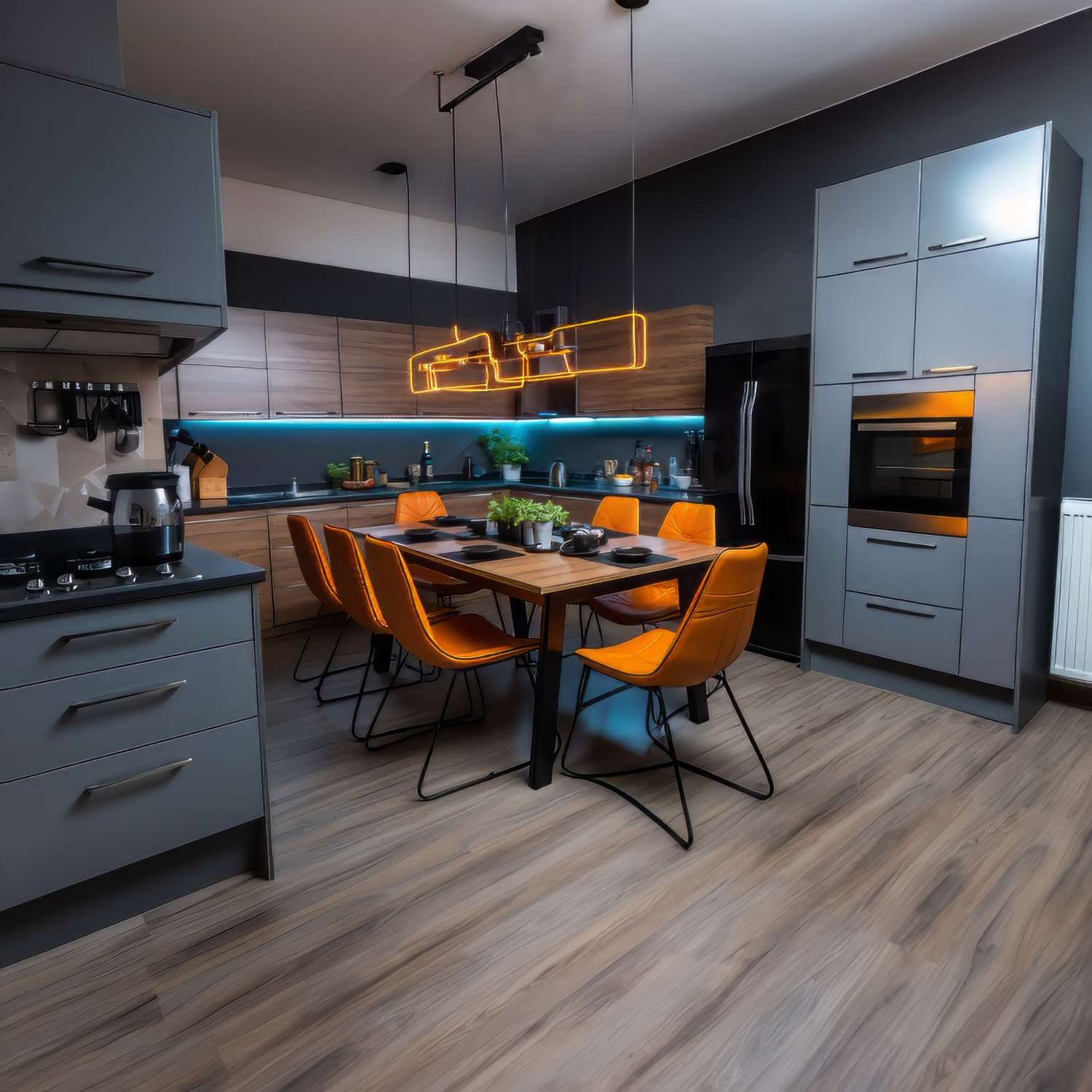 HDF (High-Density Fiberboard) material for modular kitchen